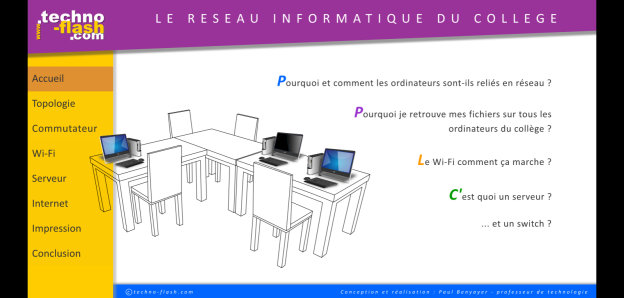 Animation sur les réseaux informatiques